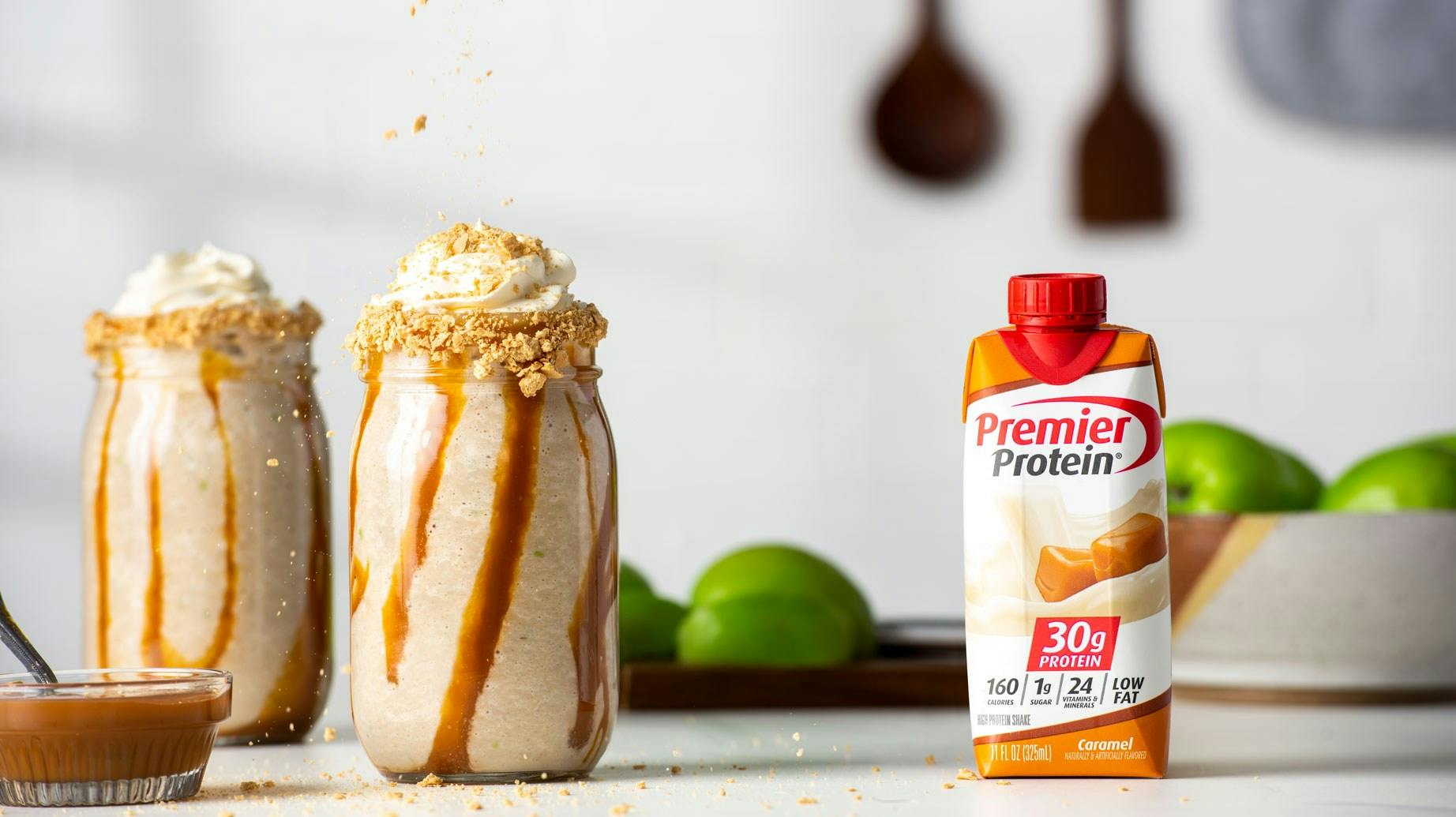 Recipe image for Caramel Apple Smoothie.
