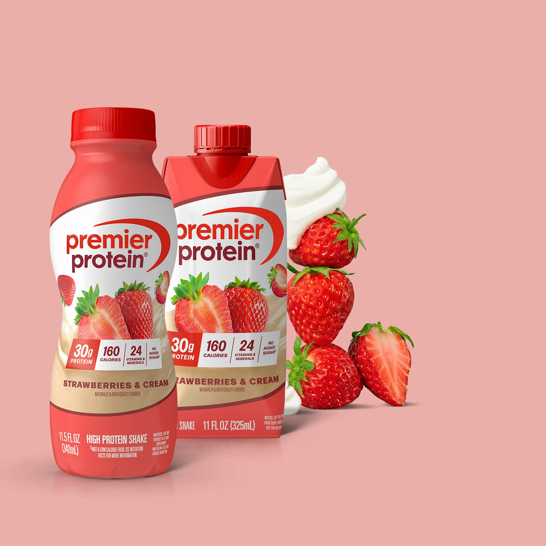 PDP Carousel 2 Strawberries Cream Combo Protein Shake