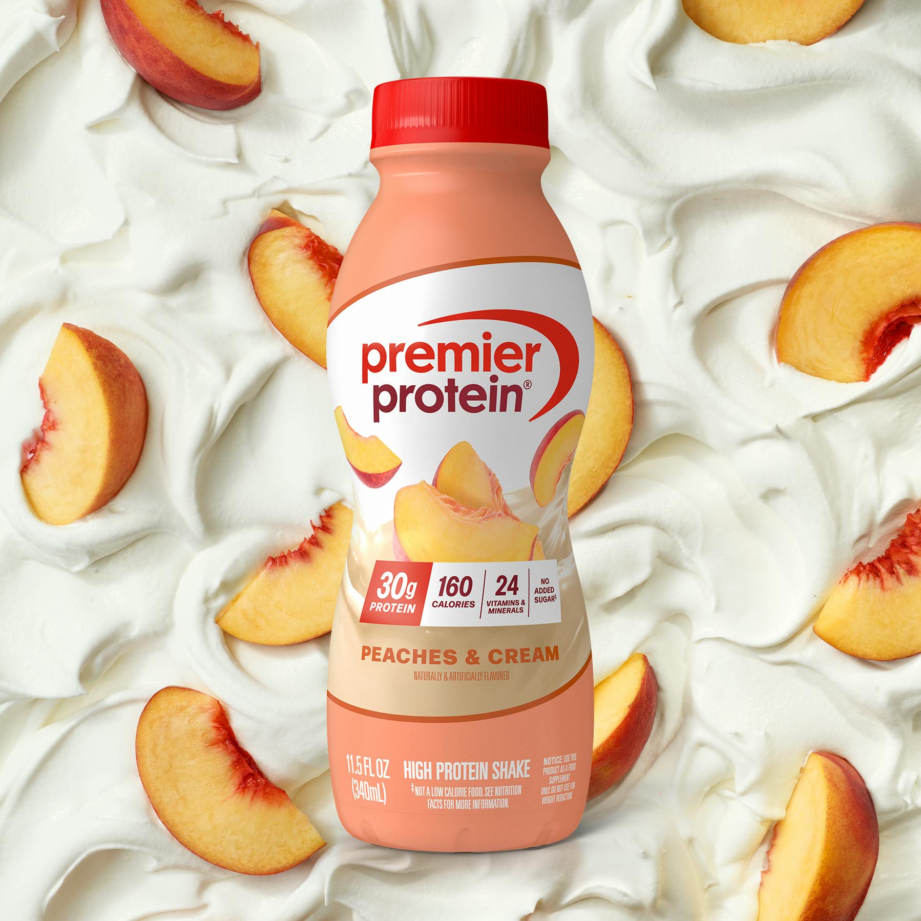 PDP Carousel Peaches Cream Protein Shake Protein Shake