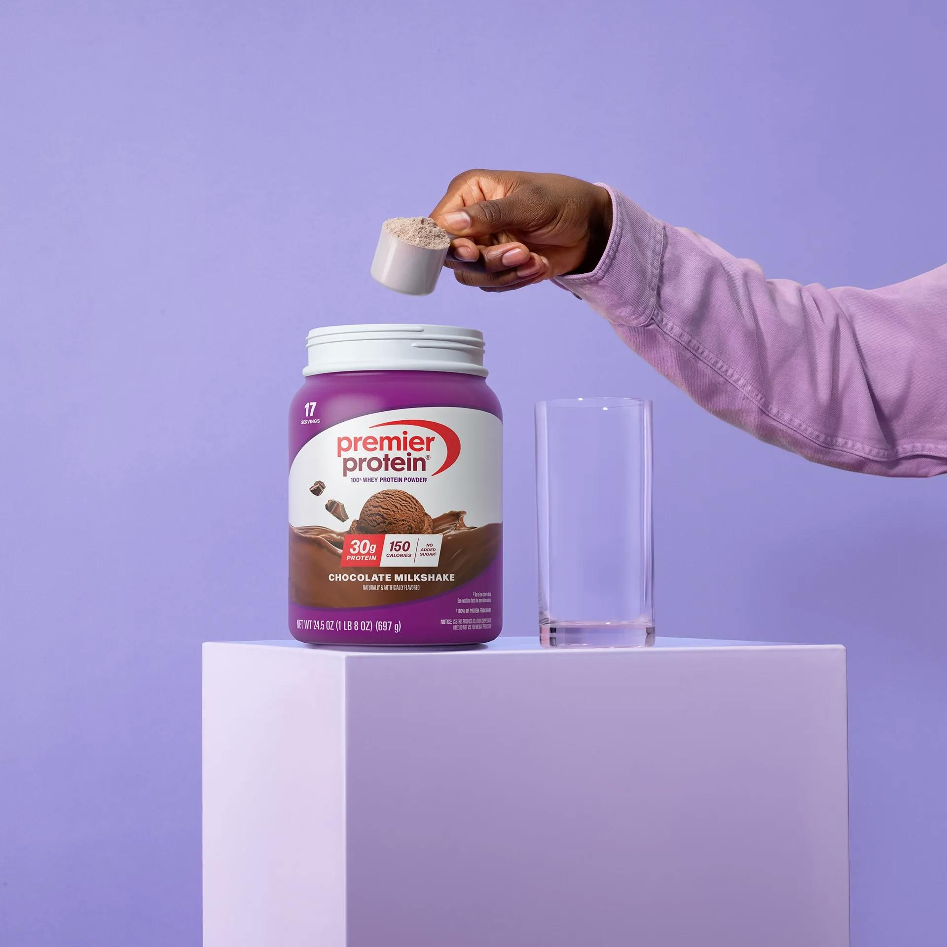 POWDER CHOC M HT Powder Scoop Comp R2 RGB Protein Powder