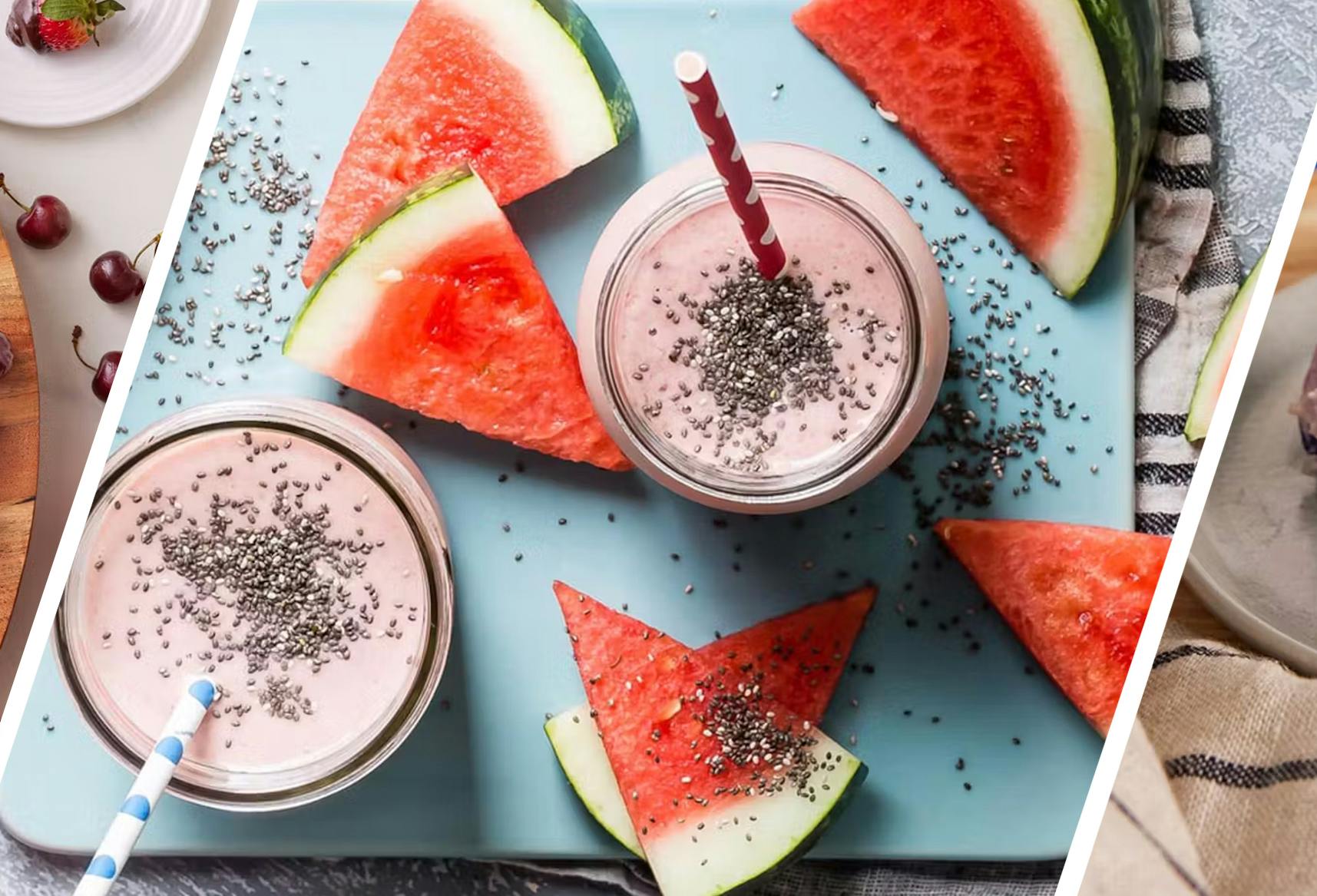An array of food items showcasing the possibilities of a fruitful farmer's market haul.