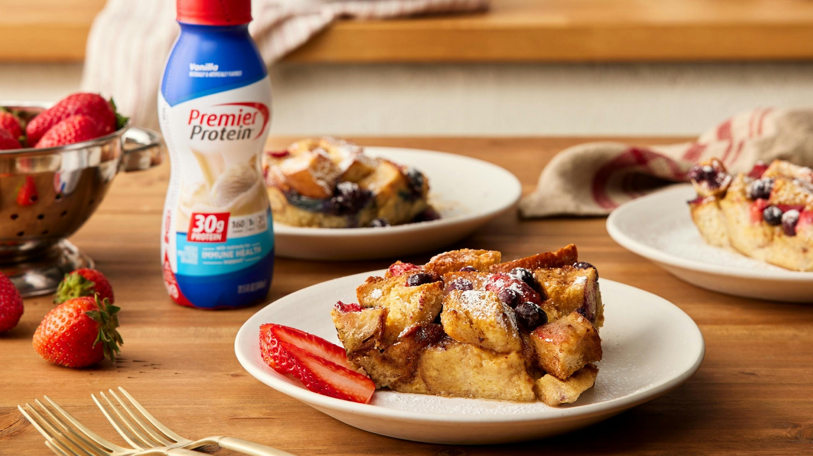 Recipe image for Berry French Toast Casserole.