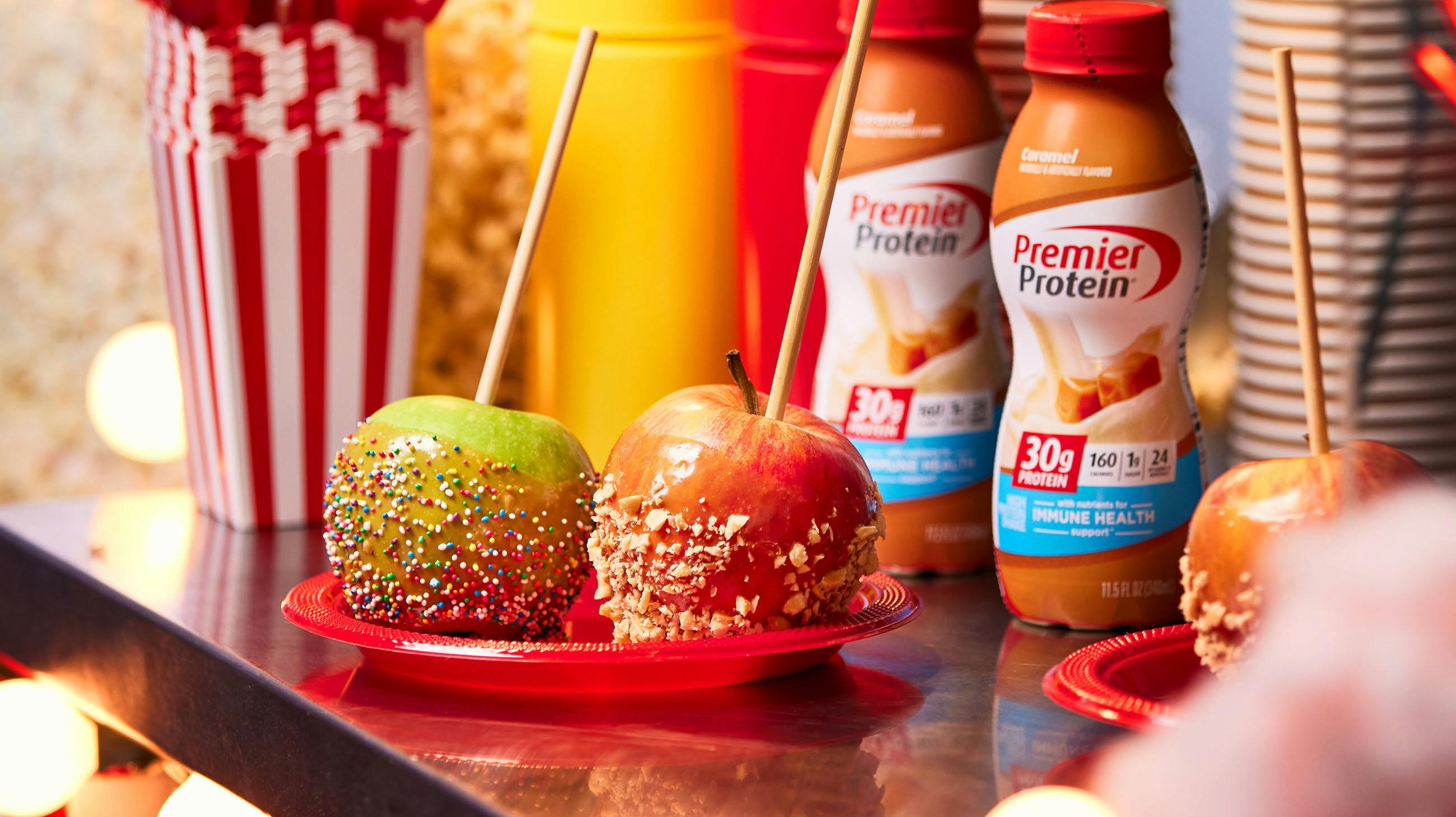 Recipe image for Protein Caramel Apples.