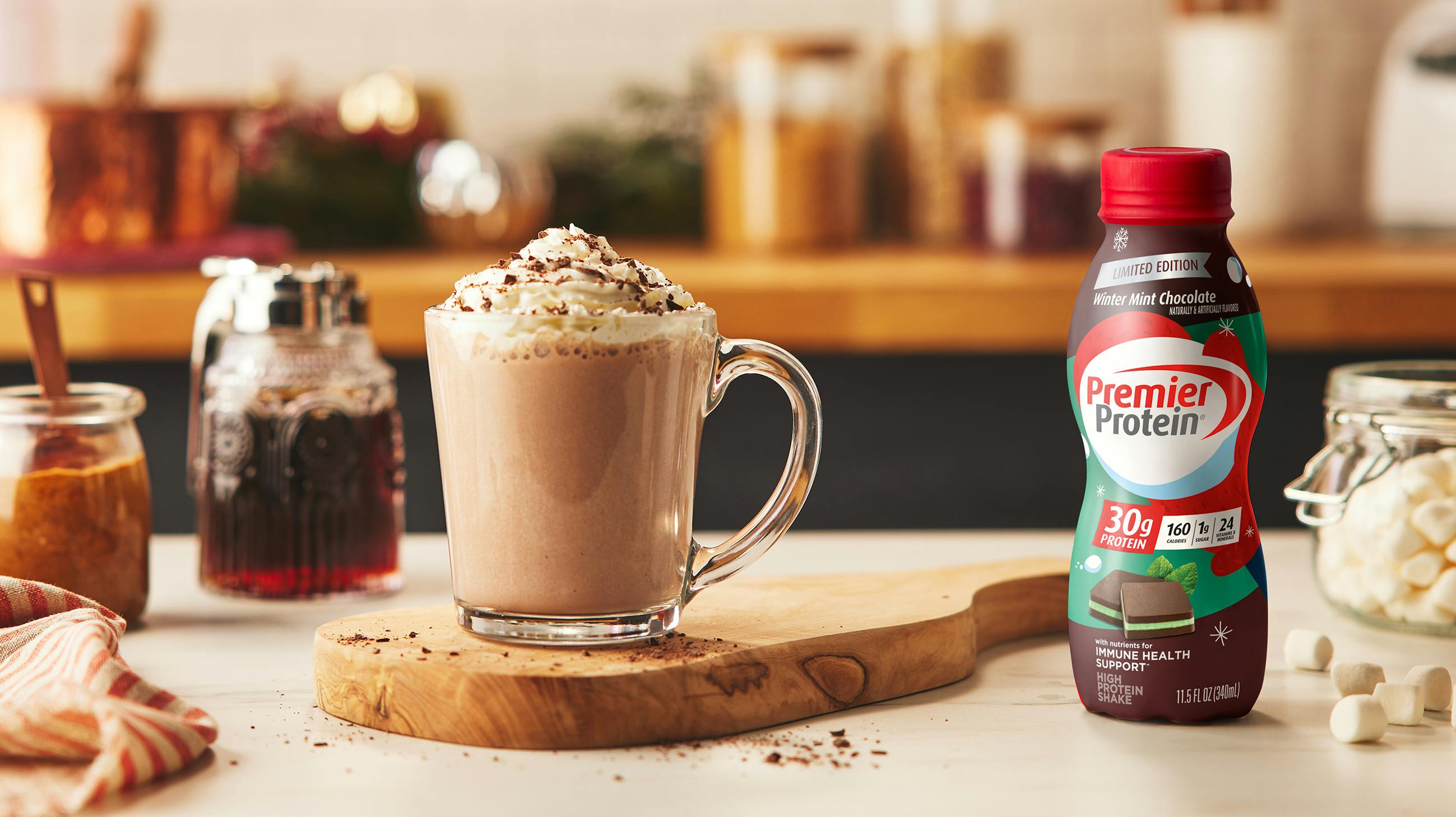 Recipe image for Cozy Oat-y Winter Mint Chocolate.