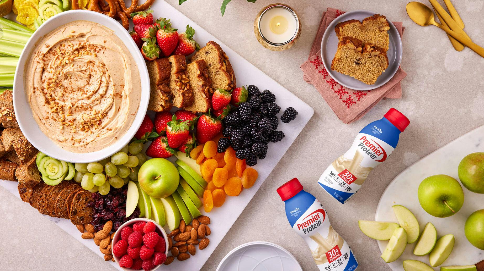 Recipe image for Peanut Butter Yogurt Dip.