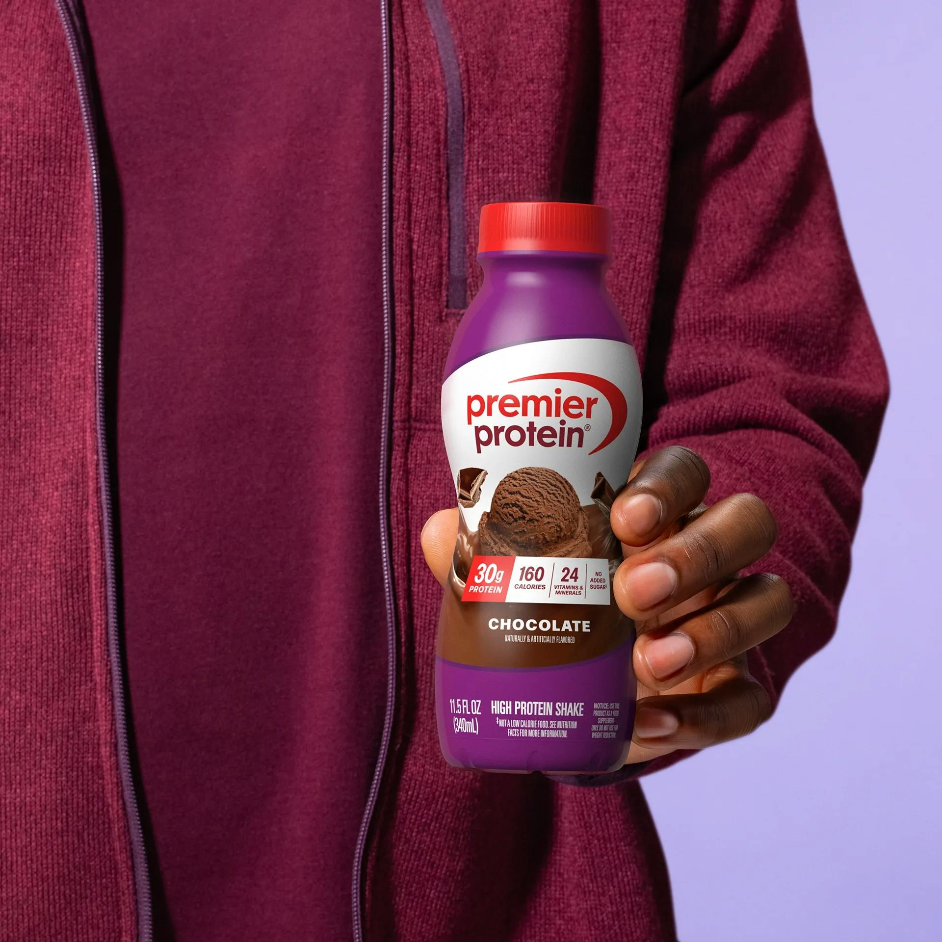 SHAKE CHOC HT Holding Shake R3 RGB Protein Shake