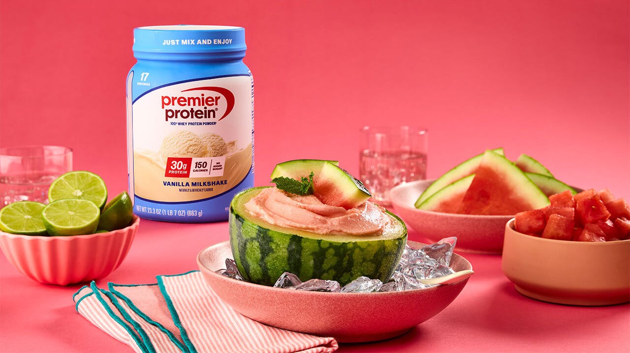 Recipe image for Watermelon Protein Sorbet.