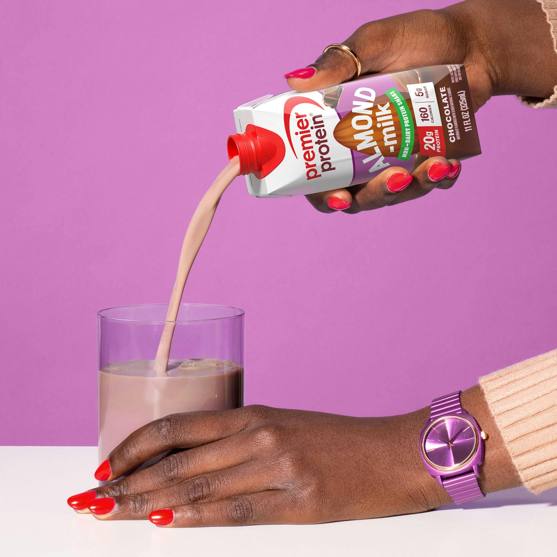 Pp almondmilk chocolate pdp masthead slide b 2x Protein Shake