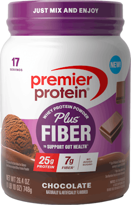 Chocolate Protein Plus Fiber Powder
