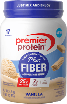 Vanilla Protein Plus Fiber Powder