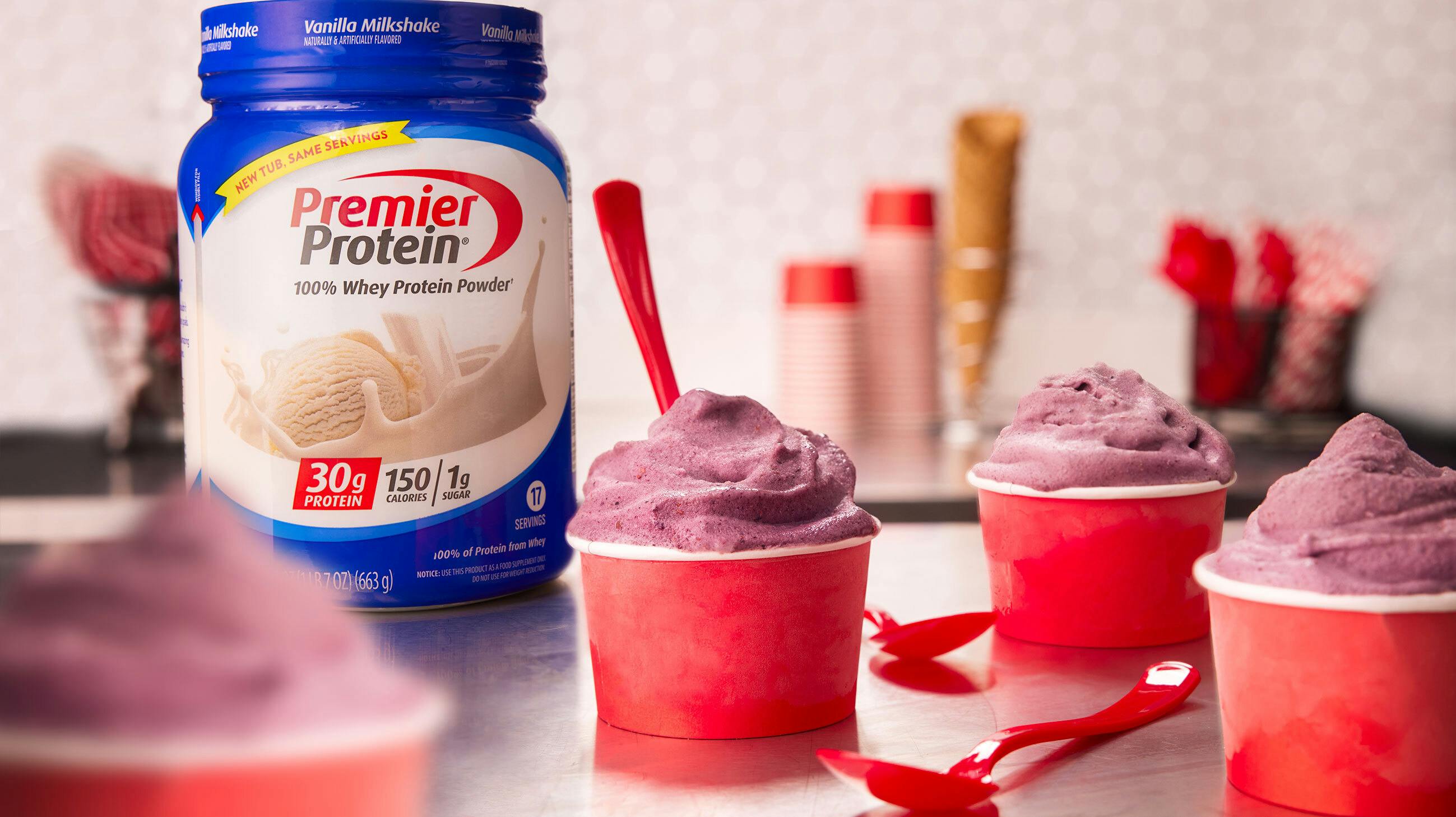 Recipe image for Mixed Berry Ice Cream.