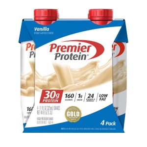 Premier Protein Shake 30g 1g Sugar 24 Vitamins Minerals Nutrients to Support Immune Health. Vanilla. 44 Fl Oz. (Pack of 4)