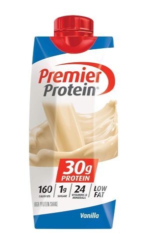 Premier Protein Shake 30g 1g Sugar 24 Vitamins Minerals Nutrients to Support Immune Health. Vanilla. 44 Fl Oz. (Pack of 4)