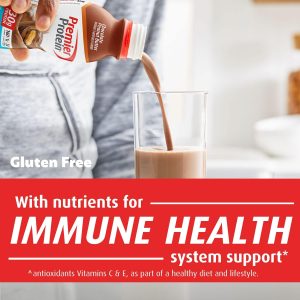 Premier Protein Shake. Chocolate Peanut Butter. 30g Protein. 1g Sugar. 24 Vitamins & Minerals. Nutrients to Support Immune Health. 11.5 Fl Oz. 12 Count