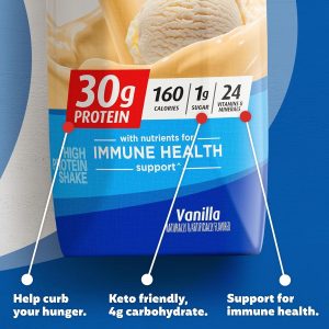 Premier Protein Protein Shake. Vanilla. 30g Protein. No Added Sugar. 11 fl oz Pack of 12 (Packaging May Vary)