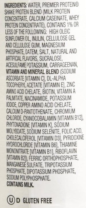 Premier Protein Shake 30g 1g Sugar 24 Vitamins Minerals Nutrients to Support Immune Health. Vanilla. 44 Fl Oz. (Pack of 4)