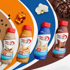 Premier Protein Shake. Café Latte. 30g Protein 1g Sugar 24 Vitamins Minerals Nutrients to Support Immune Health. 11.5 fl oz (Pack of 6)