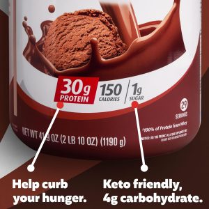 Premier Protein Powder. Chocolate Milkshake. 30g Protein. 1g Sugar. No Soy. Gluten Free. 41.9oz (29 Servings)