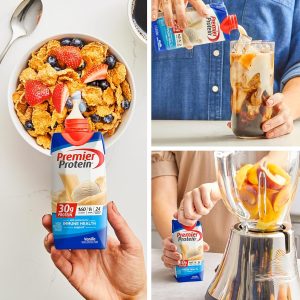 Premier Protein Protein Shake. Vanilla. 30g Protein. No Added Sugar. 11 fl oz Pack of 12 (Packaging May Vary)