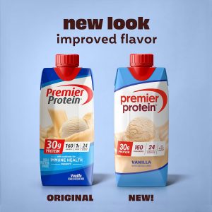 Premier Protein Protein Shake. Vanilla. 30g Protein. No Added Sugar. 11 fl oz Pack of 12 (Packaging May Vary)