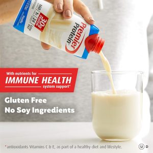 Premier Protein Shake 30g 1g Sugar 24 Vitamins Minerals Nutrients to Support Immune Health. Vanilla. 44 Fl Oz. (Pack of 4)