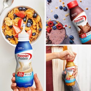 Premier Protein Shakes. 8 Flavor Variety Pack. 30g Protein. 1g Sugar. 24 Vitamins & Minerals. Nutrients to Support Immune Health 11.5 Fl Oz (8 Pack)