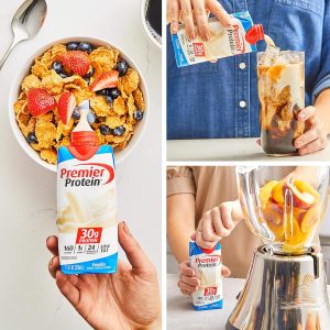 Premier Protein Shake 30g 1g Sugar 24 Vitamins Minerals Nutrients to Support Immune Health. Vanilla. 44 Fl Oz. (Pack of 4)