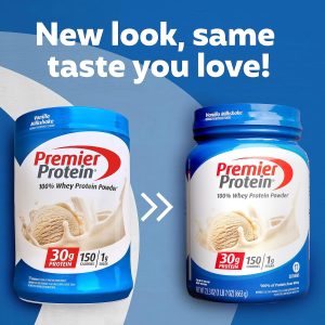 Premier Protein Powder & Premier Liquid Protein Shake. Caramel. 30g Protein. 1g Sugar. 24 Vitamins & Minerals. Nutrients to Support Immune Health 11.5 fl oz Bottle (12 Pack)