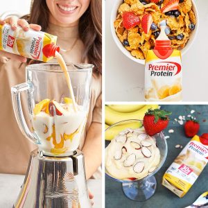 Premier Protein. 30g Shakes Bananas and Cream. 44 Fl Oz. Pack of 4